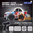 Fire Car - High-Speed RC Drift Car with Sparkling
