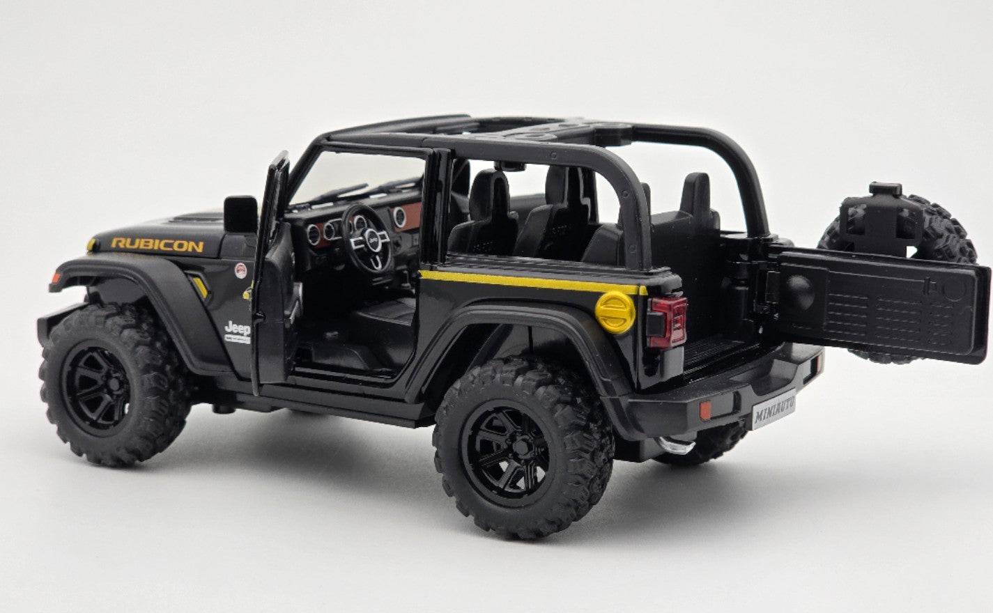 Minimotiv Jeep Wrangler Rubicon white 1:32 diecast Scale Model car