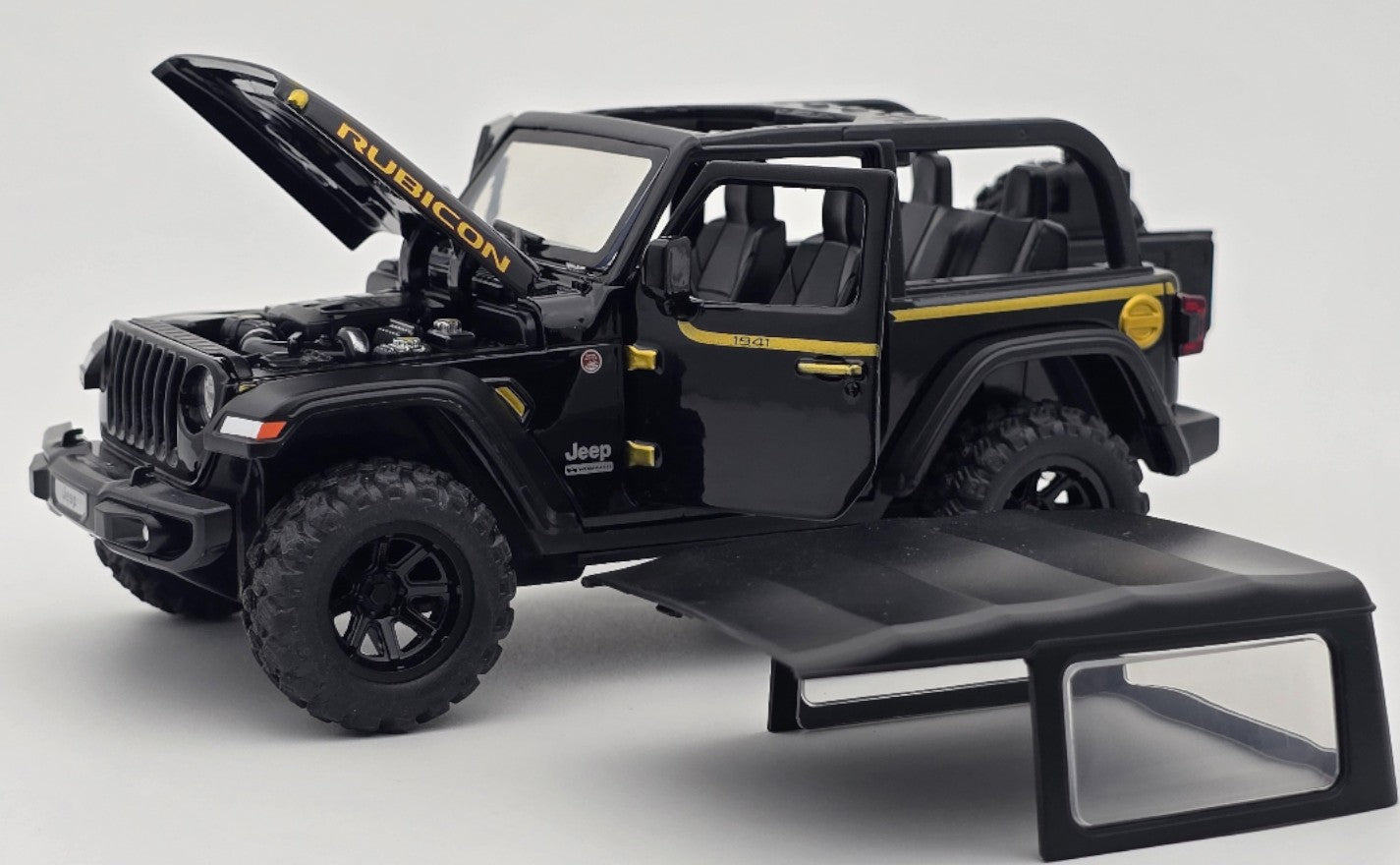 Minimotiv Jeep Wrangler Rubicon white 1:32 diecast Scale Model car