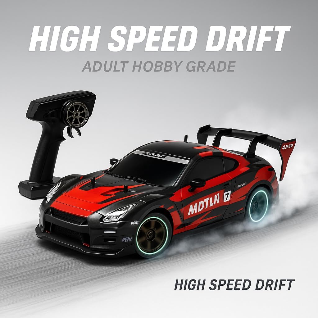 High-Speed Drift R/C Car - NISSAN GT-R – 25 km/h, 4X4 (Scale 1:16)