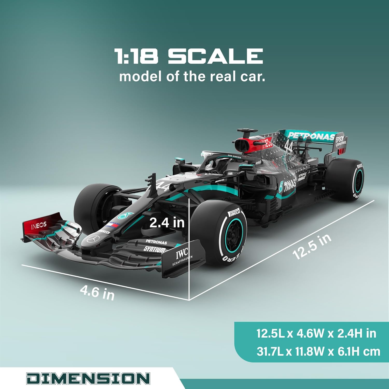 Rastar R/C - Mercedes F1-W11 Petronas (Scale 1:18)