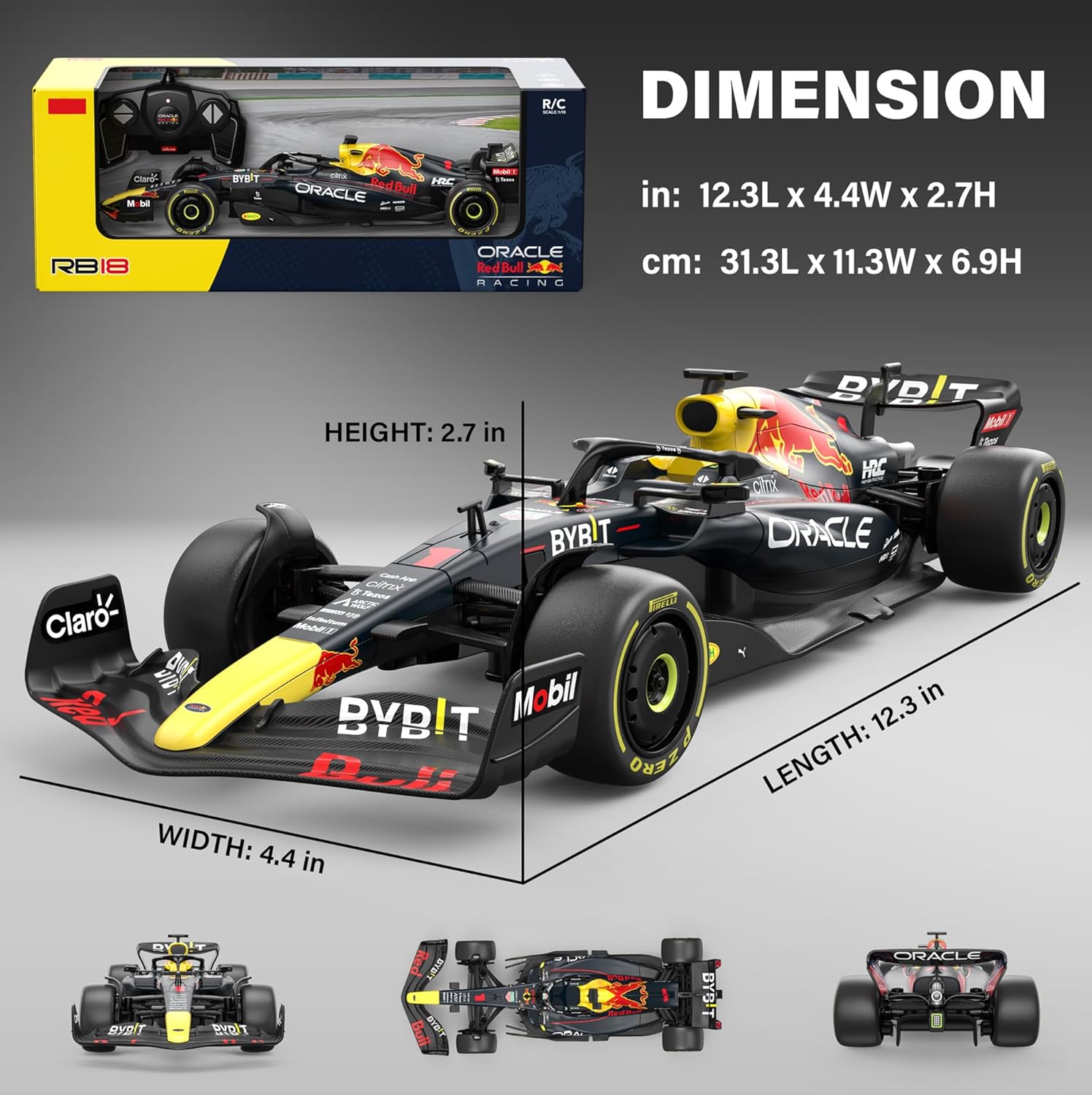 Rastar R/C - Oracle Redbull RB18 (Scale 1:18)