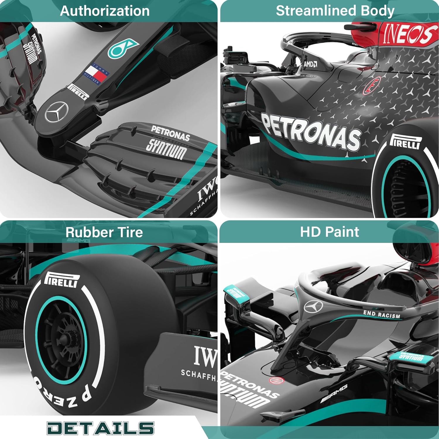 Rastar R/C - Mercedes F1-W11 Petronas (Scale 1:18)