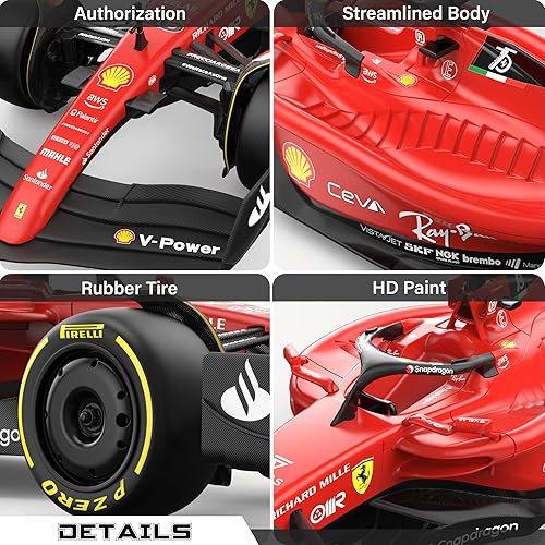 Rastar R/C - Ferrari F1-75 (Scale 1:18)
