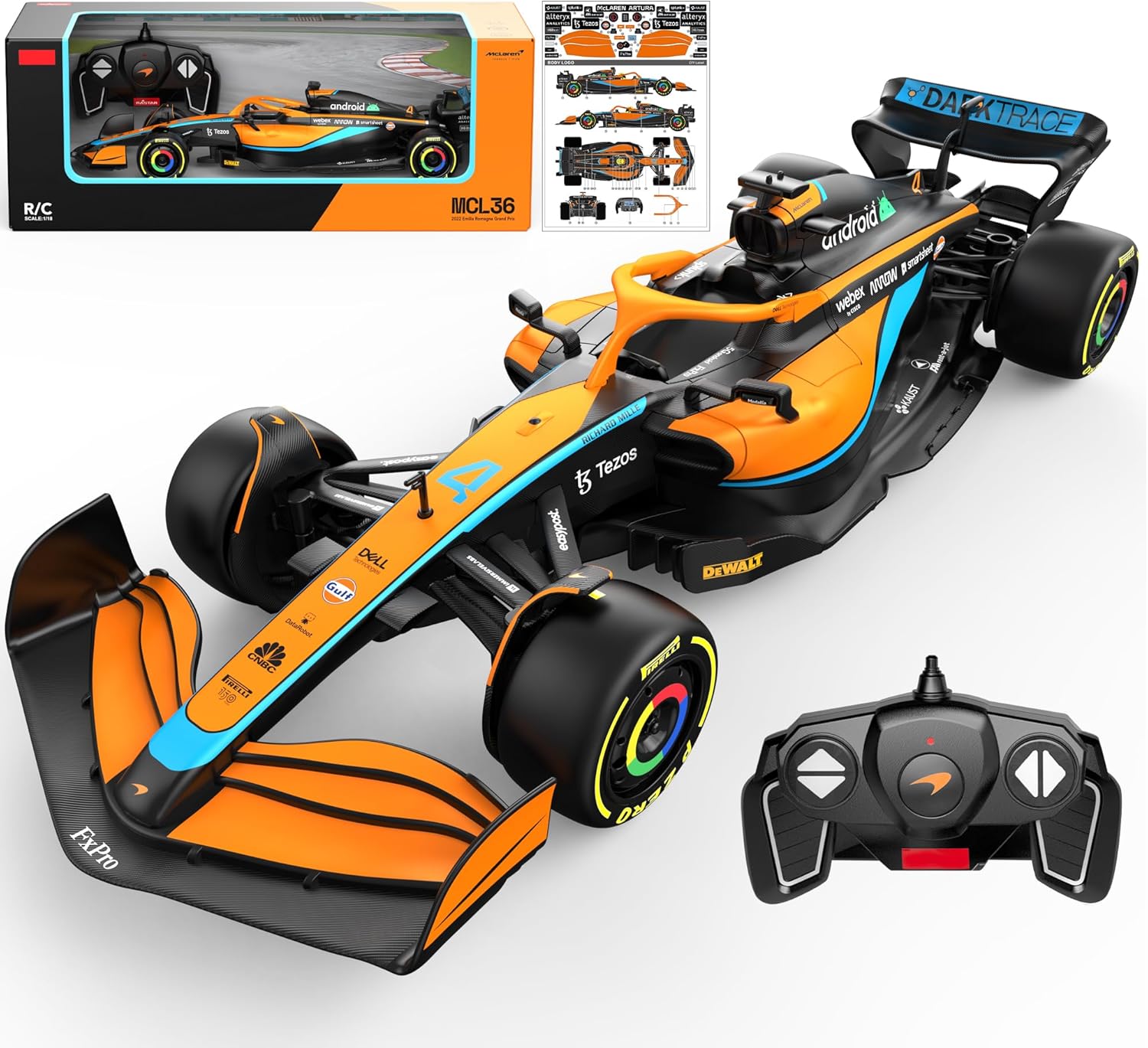 Rastar R/C - Mclaren F1 MCL36 (Scale 1:18)