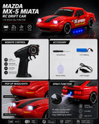 RX7 RC Drift Car (1:24) With Smoke
