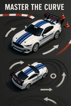 Drift RC Car (1:24) | Muscle White edition