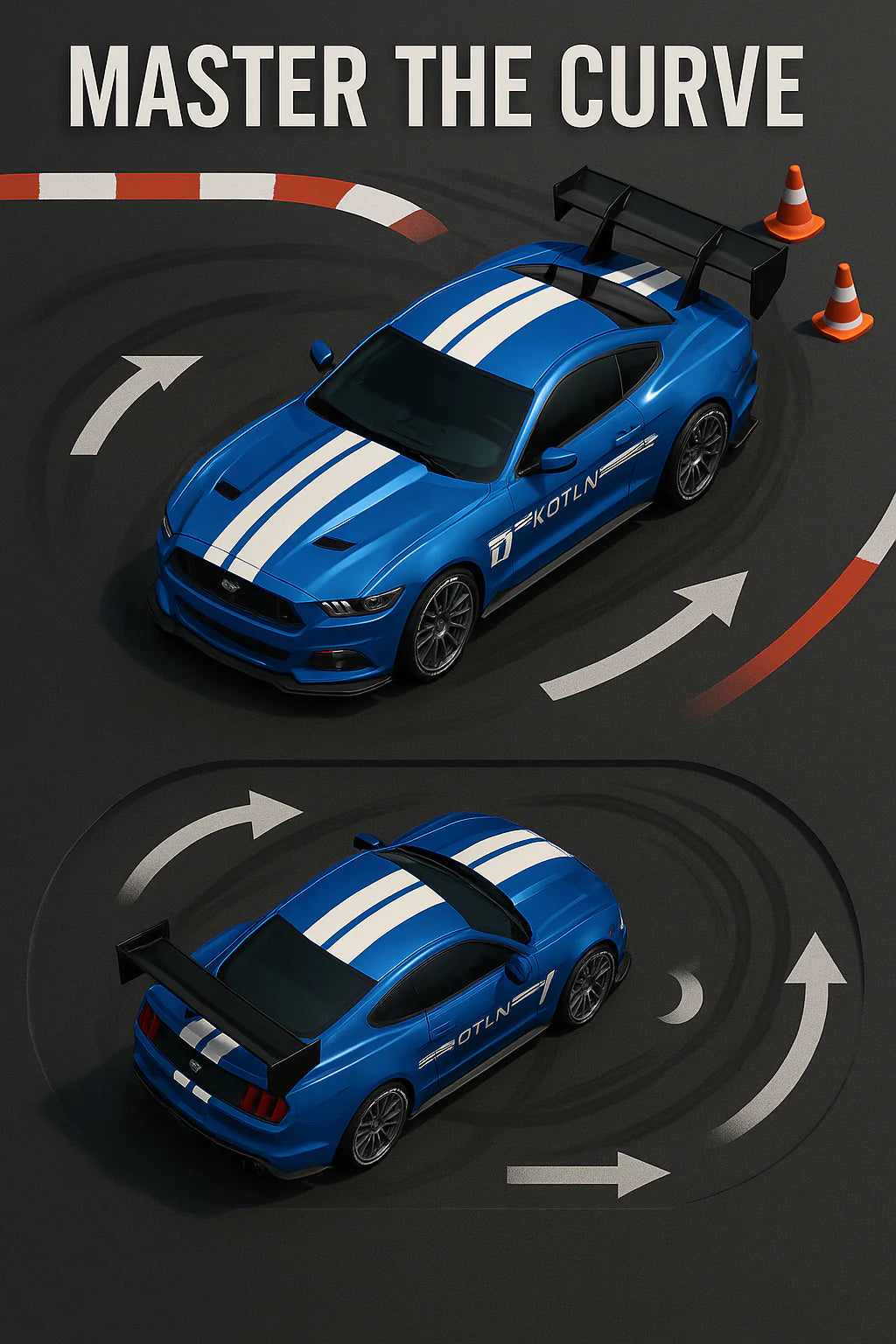 Drift RC Car (1:24) | Muscle Blue edition