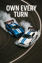 Drift RC Car (1:24) | Muscle Blue edition