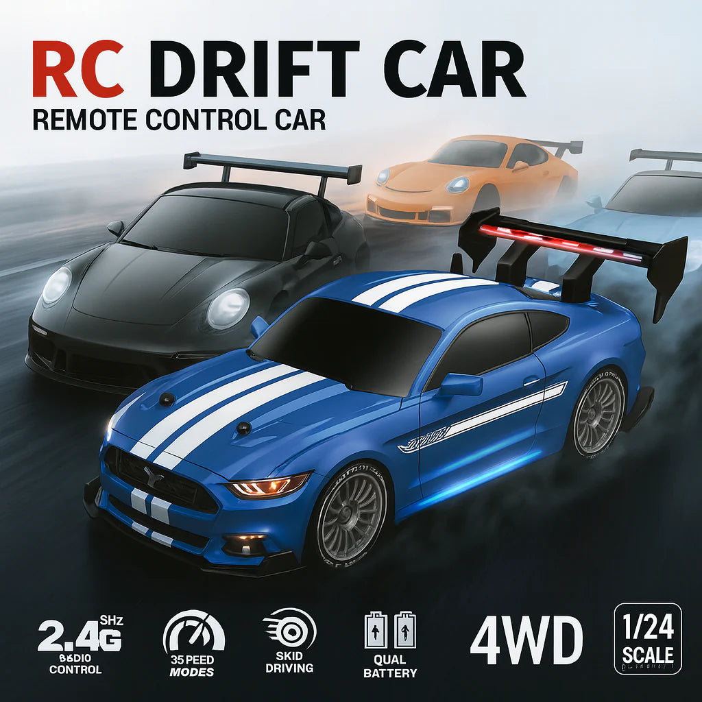 Drift RC Car (1:24) | Muscle Blue edition