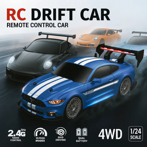 Drift RC Car (1:24) | Muscle Blue edition