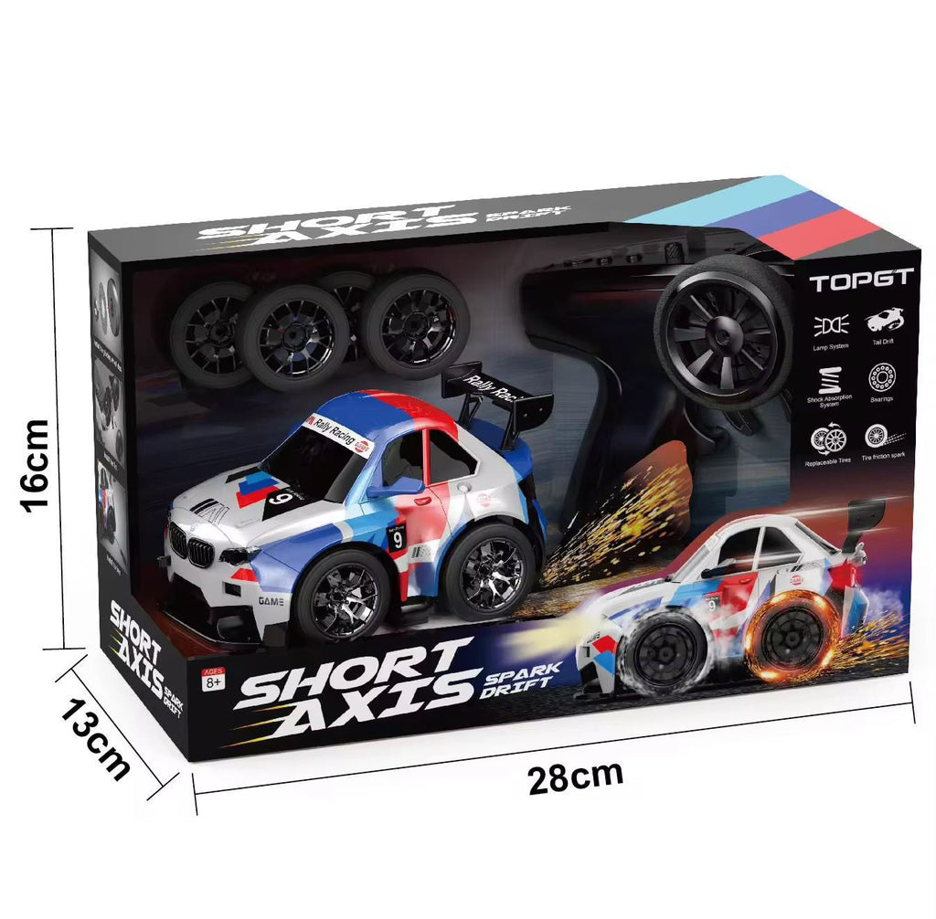 Fire Car - High-Speed RC Drift Car with Sparkling