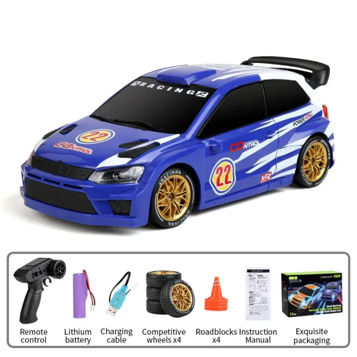 VW Polo RC Drift Car – 2.4G 4WD High Speed Remote Control Racing Car