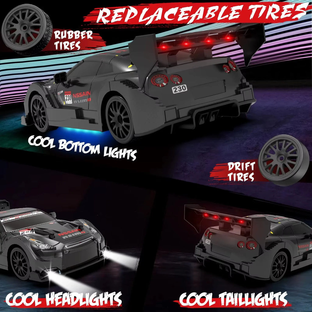 Drift RC Car (1:24) | Nissan GTR Red edition