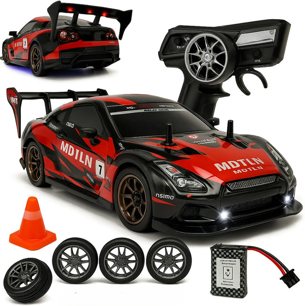 High-Speed Drift R/C Car - NISSAN GT-R – 25 km/h, 4X4 (Scale 1:16)