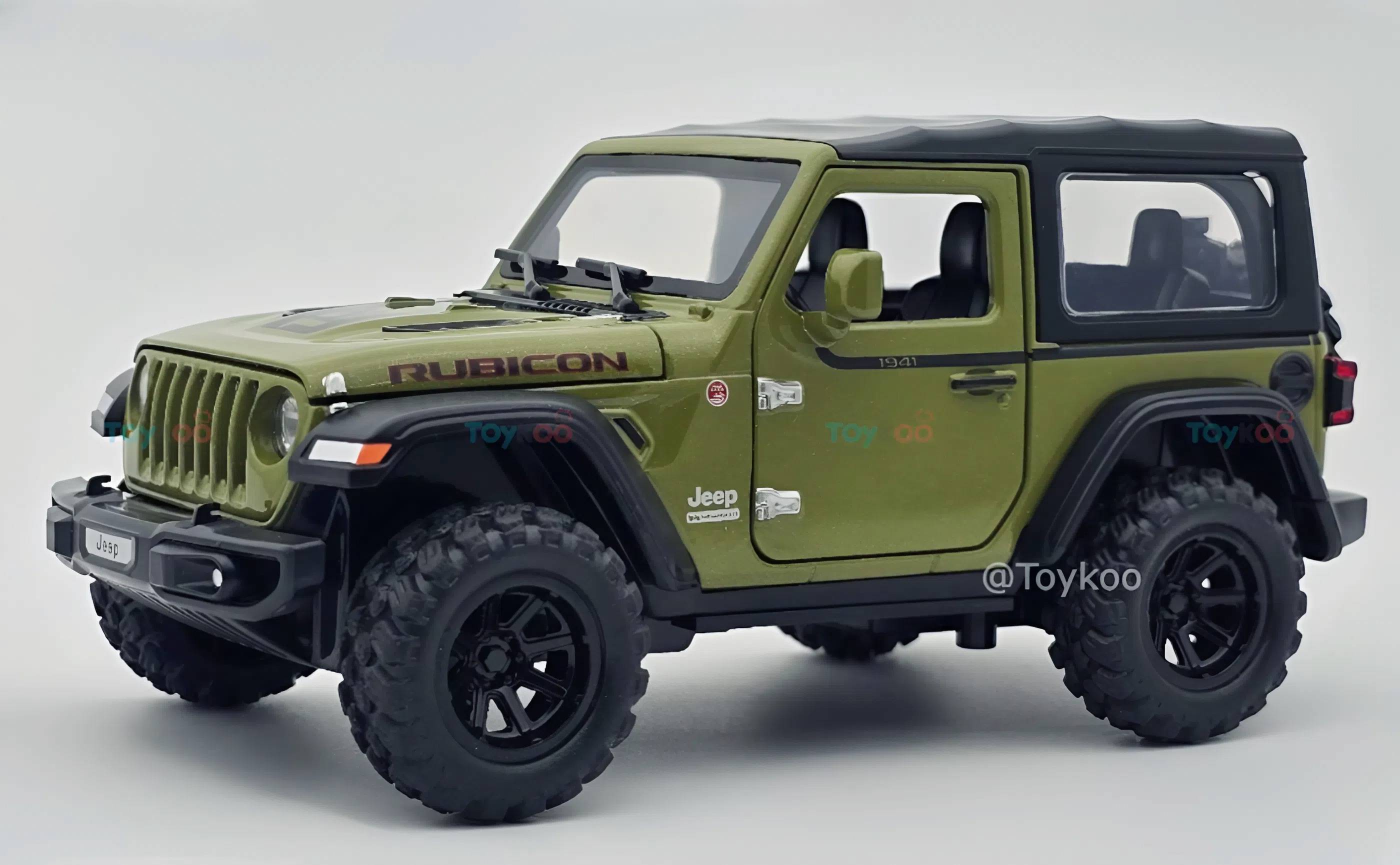 Minimotiv Jeep Wrangler Rubicon white 1:32 diecast Scale Model car