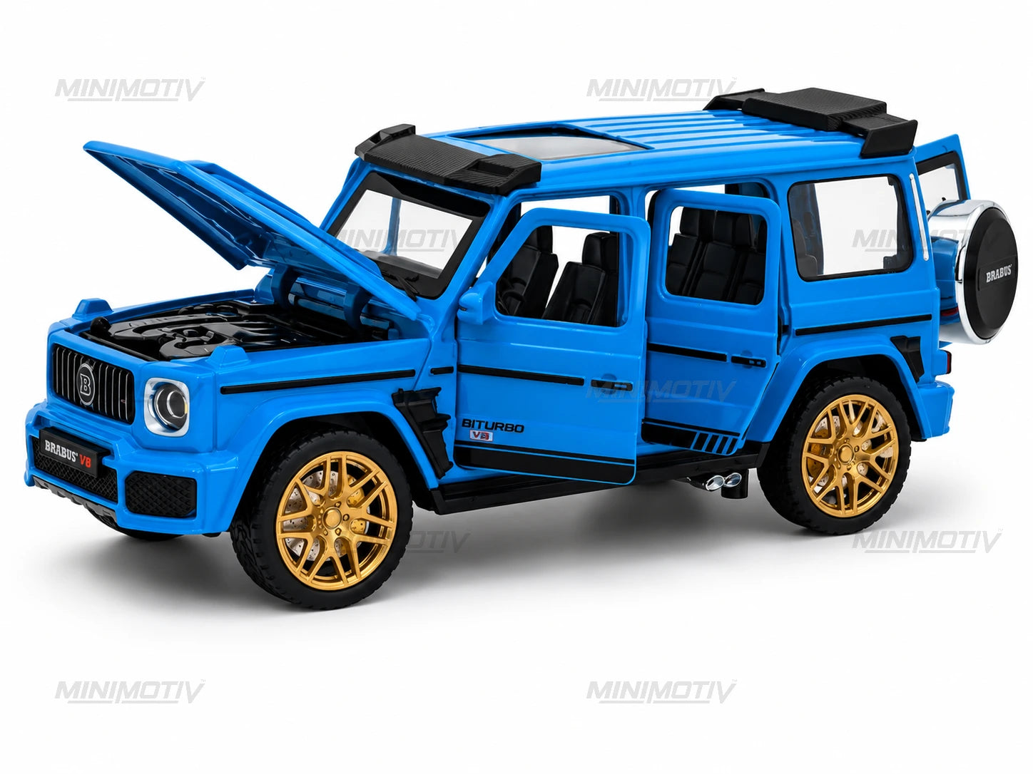 Brabus 700 Mercedes-Benz G63 1:32 Metal Car (15x6.5 cm)