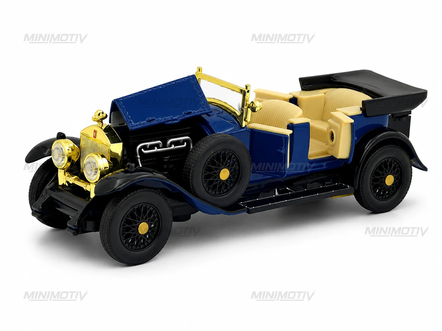 1925 Rolls-Royce Phantom I 1:32 Metal Vintage Car (16x5.7 cm)