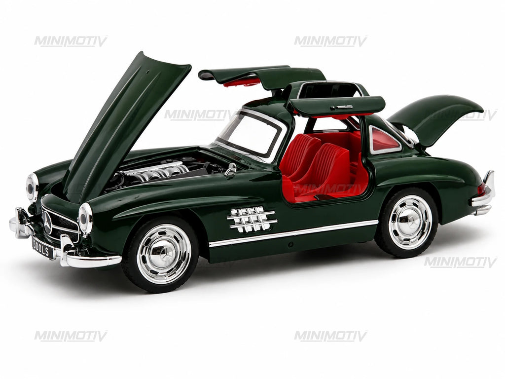 1954 Mercedes-Benz 300SL W198 1:32 Metal Car (15x6 cm)