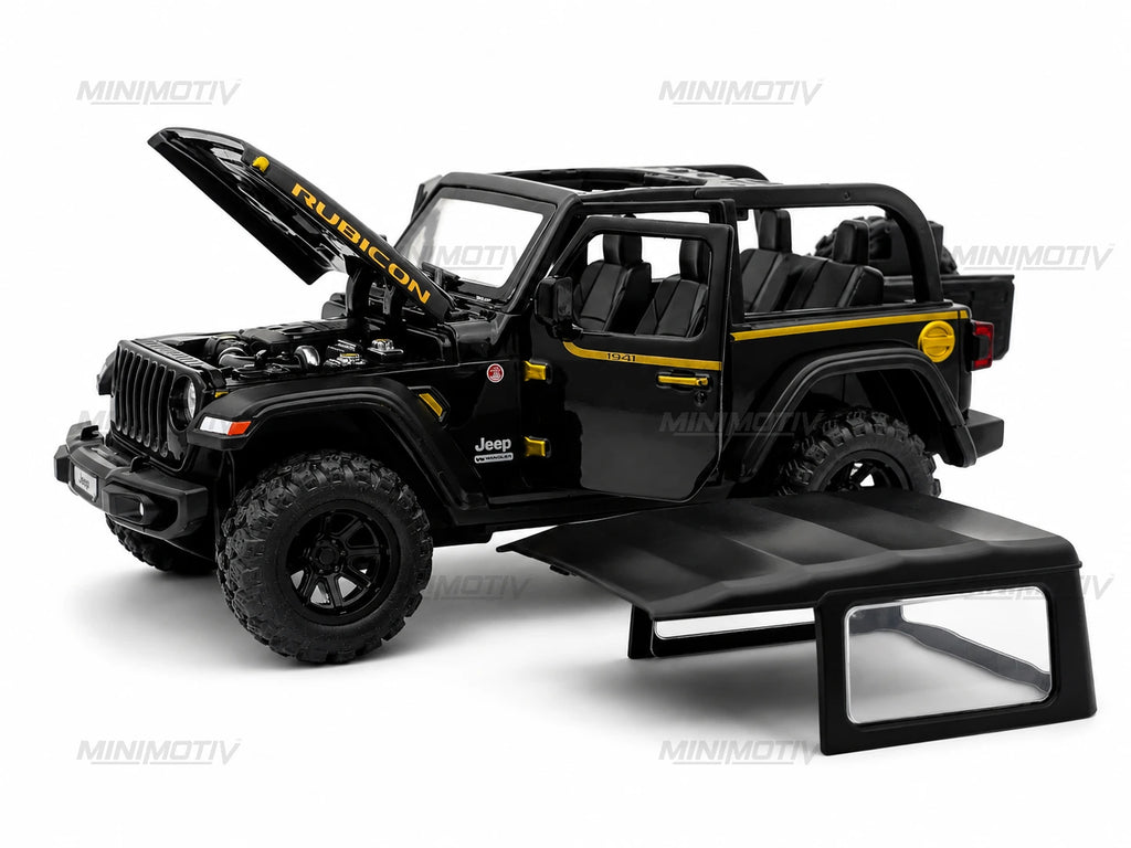 Jeep Wrangler Rubicon 1:32 Metal Diecast Car (15.5x7.5 cm)