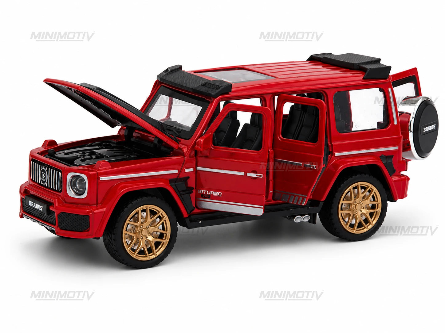 Brabus 700 Mercedes-Benz G63 1:32 Metal Car (15x6.5 cm)