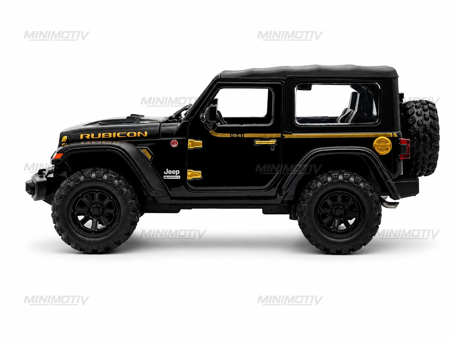 Jeep Wrangler Rubicon 1:32 Metal Diecast Car (15.5x7.5 cm)