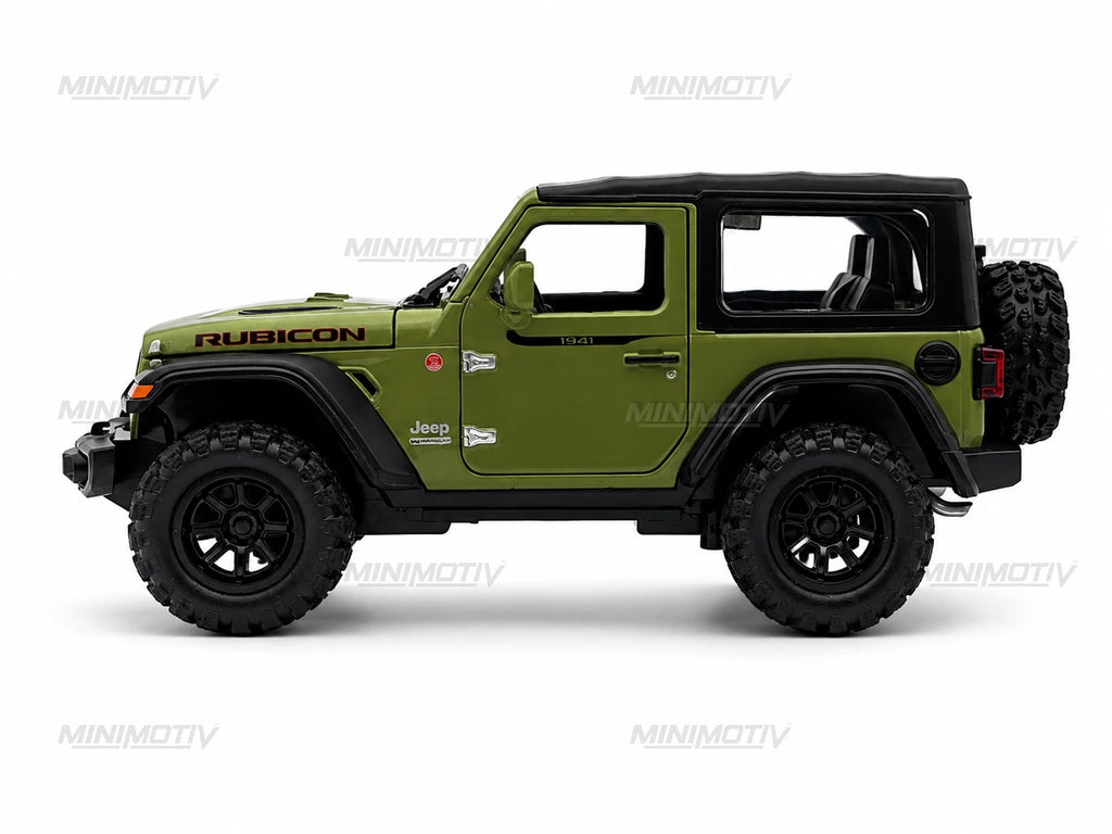 Jeep Wrangler Rubicon 1:32 Metal Diecast Car (15.5x7.5 cm)