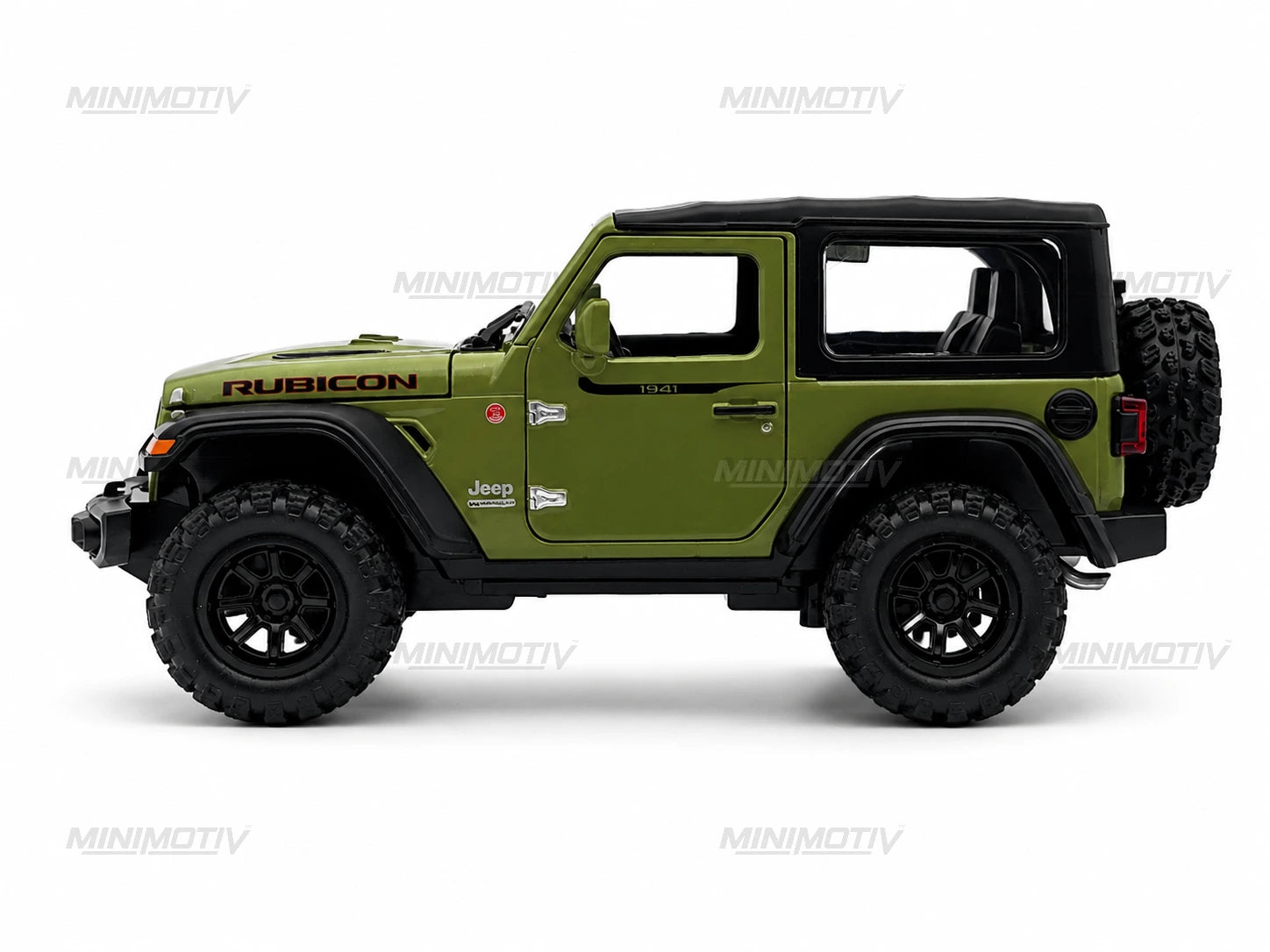 Jeep Wrangler Rubicon 1:32 Metal Diecast Car (15.5x7.5 cm)
