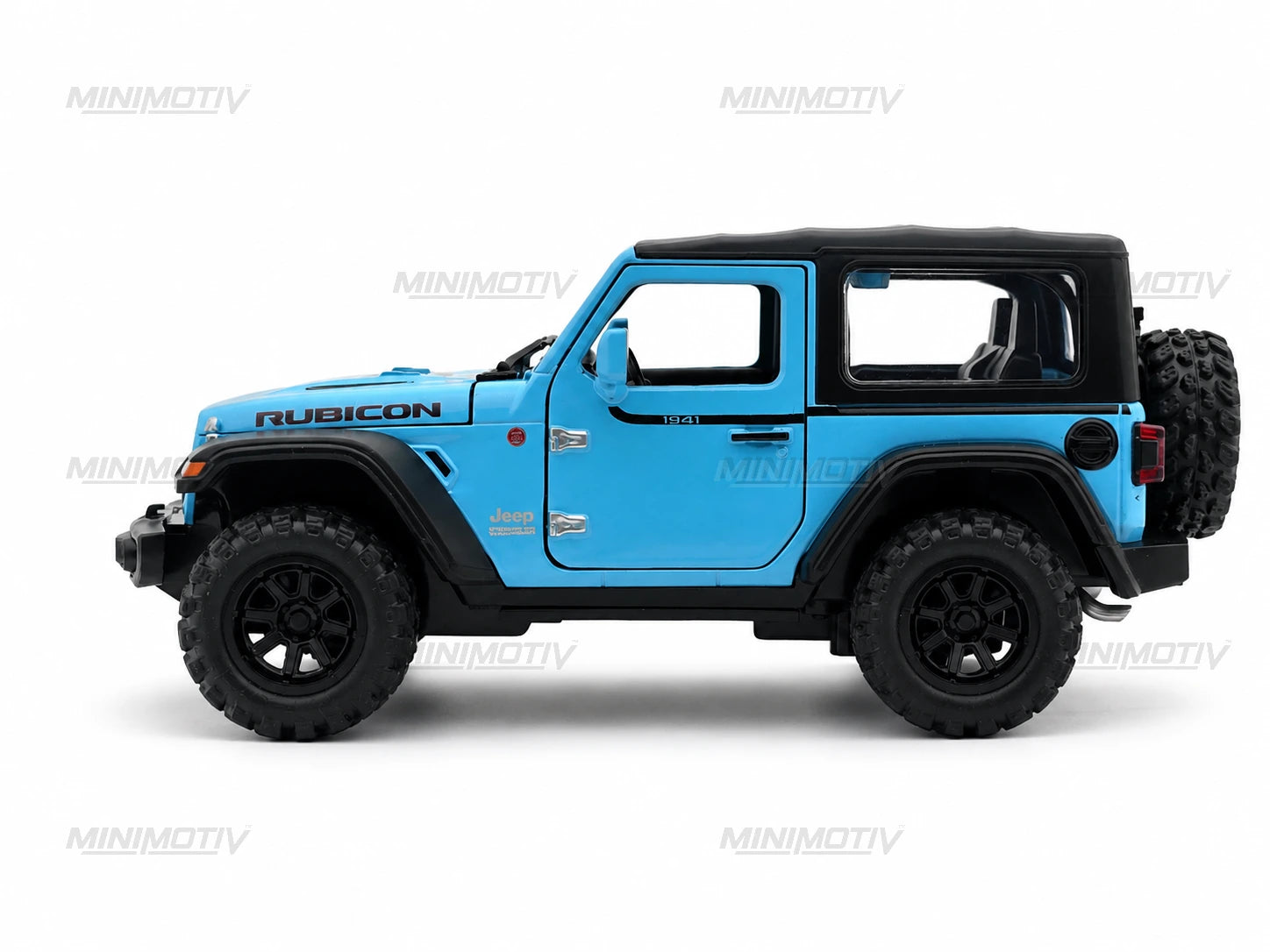 Jeep Wrangler Rubicon 1:32 Metal Diecast Car (15.5x7.5 cm)