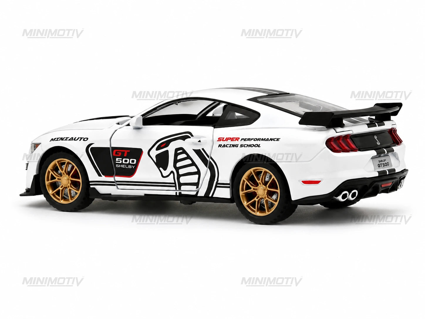 Ford Mustang Shelby GT500 1:32 Metal Diecast Car (16x7 cm)