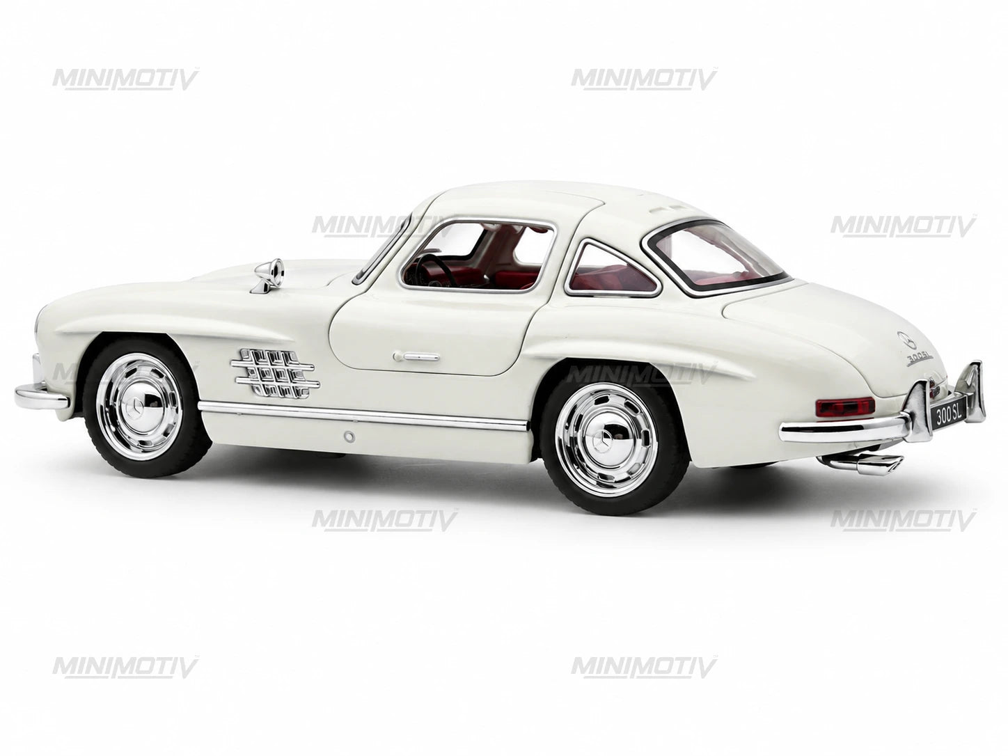 1954 Mercedes-Benz 300SL W198 1:32 Metal Car (15x6 cm)