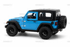 Jeep Wrangler Rubicon 1:32 Metal Diecast Car (15.5x7.5 cm)