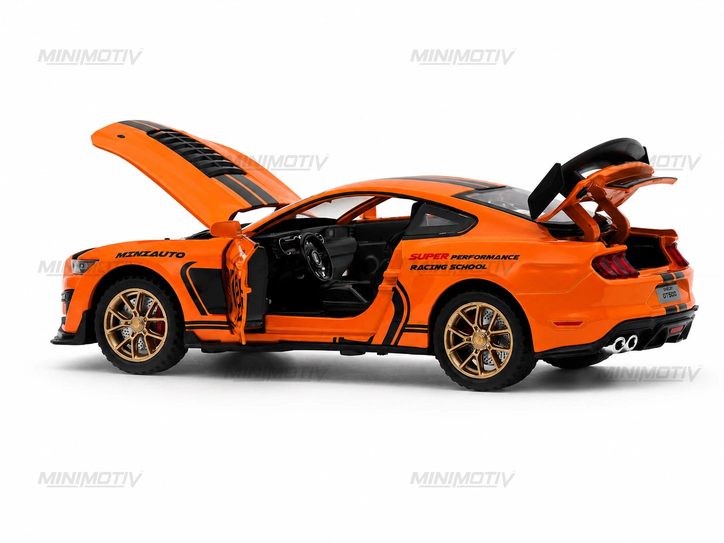 Ford Mustang Shelby GT500 1:32 Metal Diecast Car (16x7 cm)
