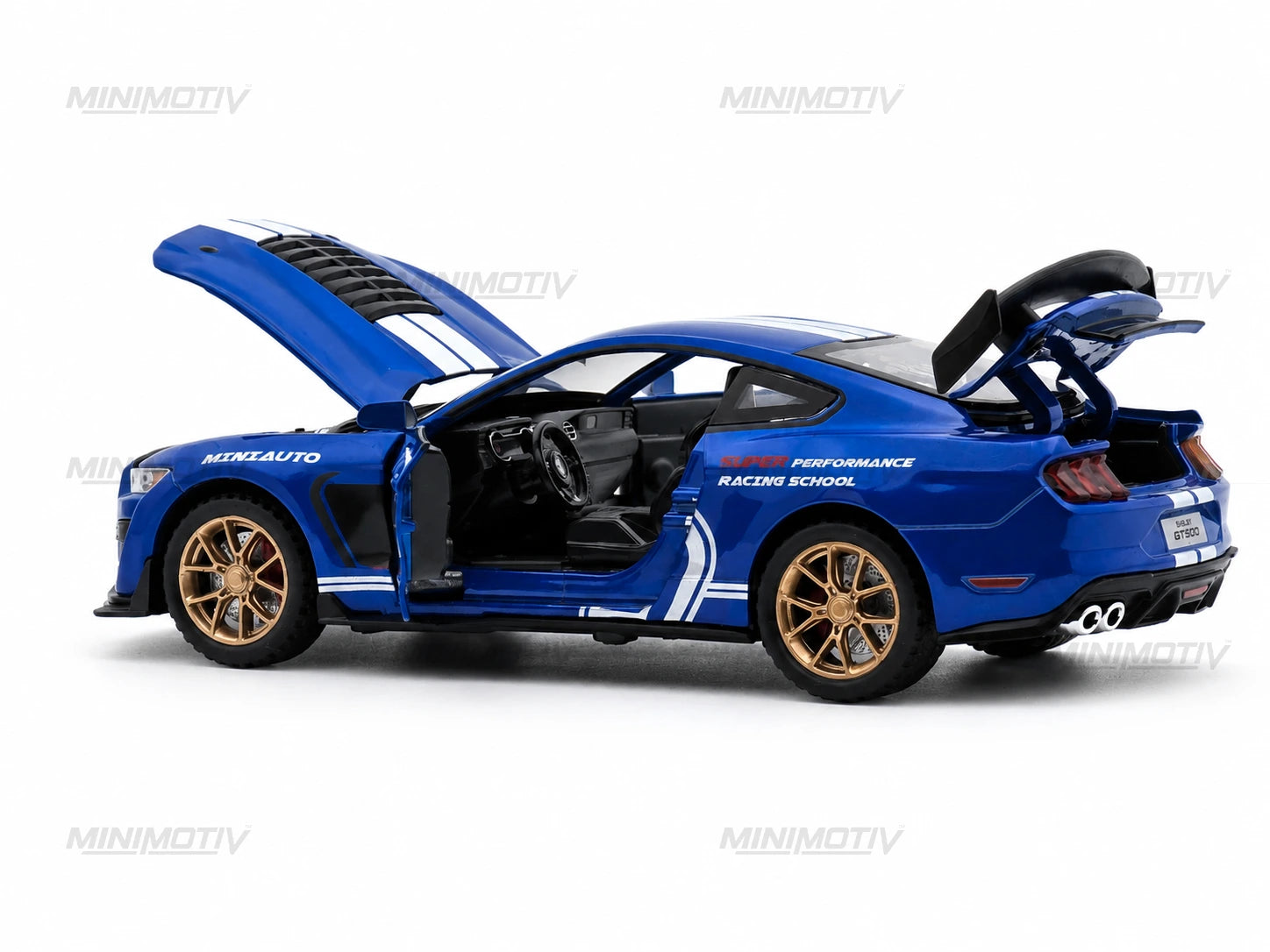 Ford Mustang Shelby GT500 1:32 Metal Diecast Car (16x7 cm)