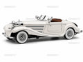 1936 Mercedes-Benz 500K 1:24 Metal Car (22x8 cm) - Big SIze