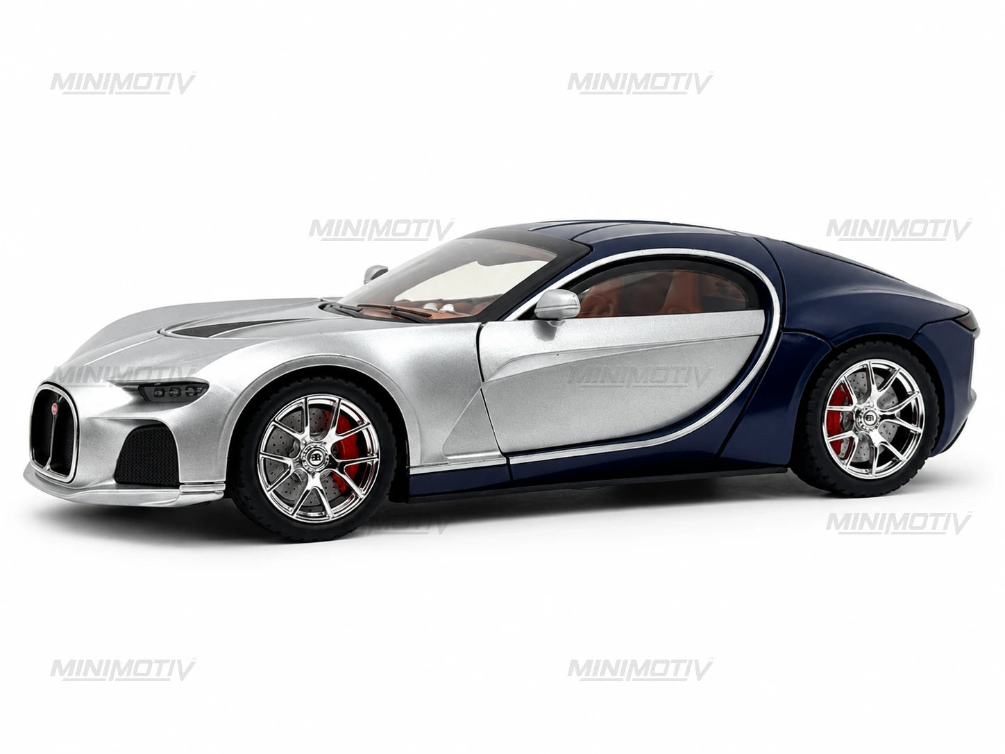 Bugatti Atlantic 1:24 Diecast Metal Car (20x8.2 cm) - Big SIze