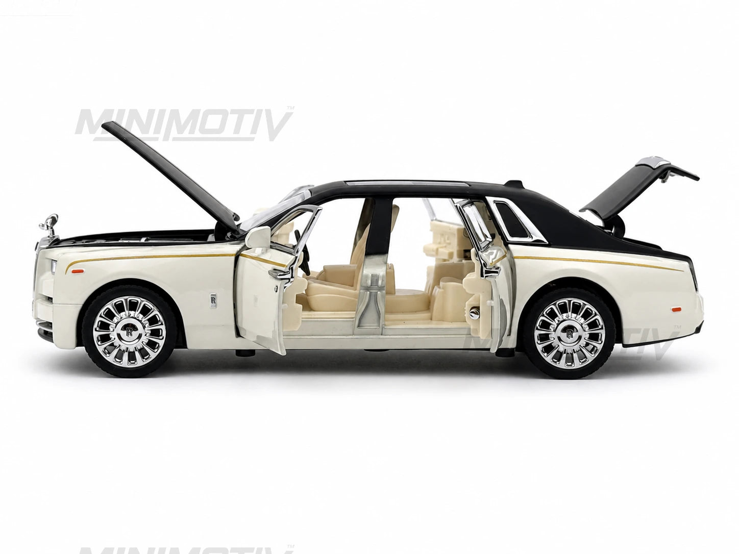 Rolls Royce Phantom VIII 1:32 Metal Diecast Car (17x5.5 cm)