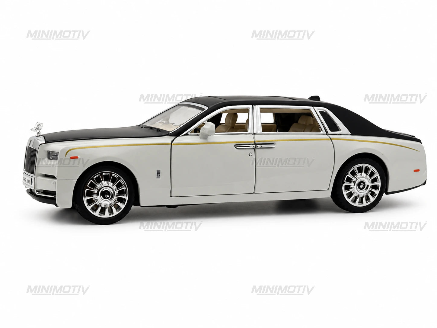 Rolls Royce Phantom VIII 1:24 Metal Car (21x7.5 cm) - Big SIze