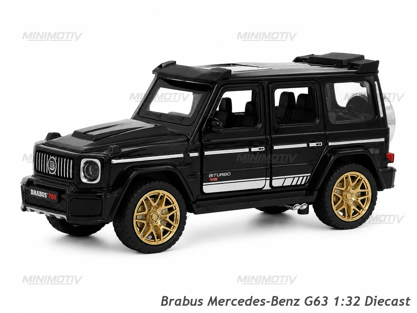 Brabus 700 Mercedes-Benz G63 1:32 Metal Car (15x6.5 cm)