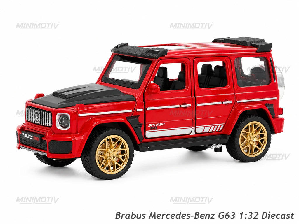 Brabus 700 Mercedes-Benz G63 1:32 Metal Car (15x6.5 cm)