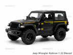 Jeep Wrangler Rubicon 1:32 Metal Diecast Car (15.5x7.5 cm)