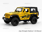 Jeep Wrangler Rubicon 1:32 Metal Diecast Car (15.5x7.5 cm)