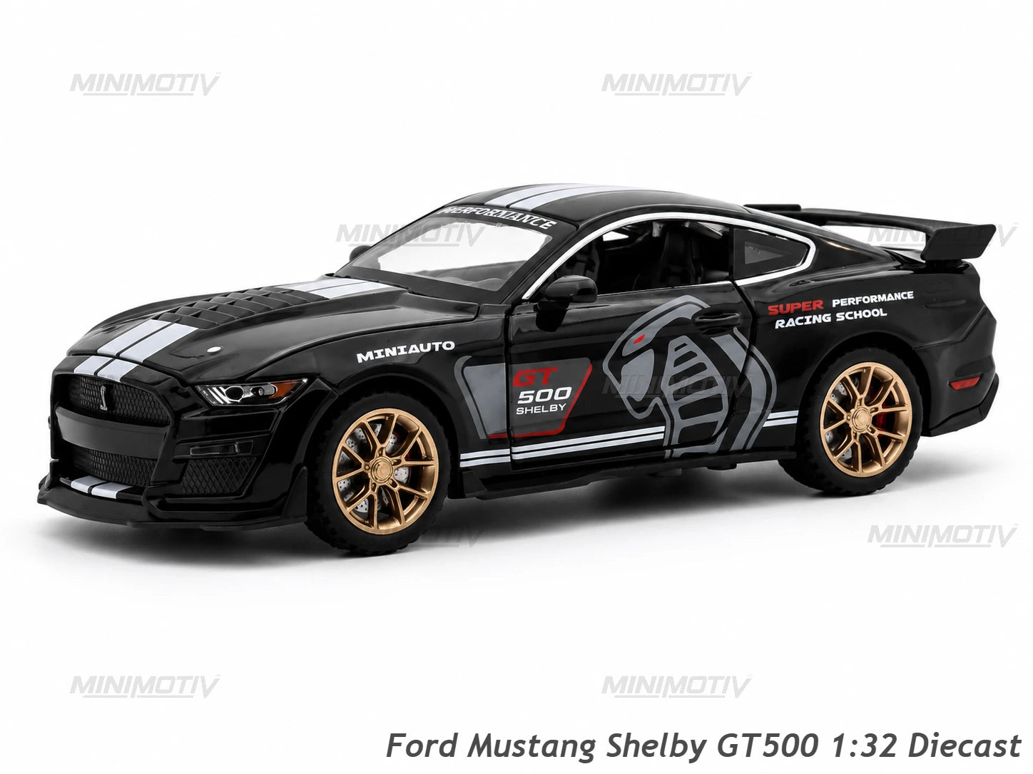 Ford Mustang Shelby GT500 1:32 Metal Diecast Car (16x7 cm)