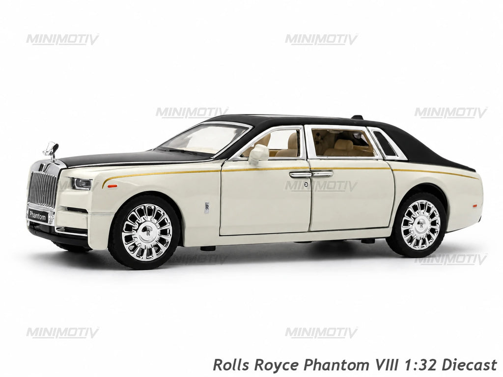 Rolls Royce Phantom VIII 1:32 Metal Diecast Car (17x5.5 cm)