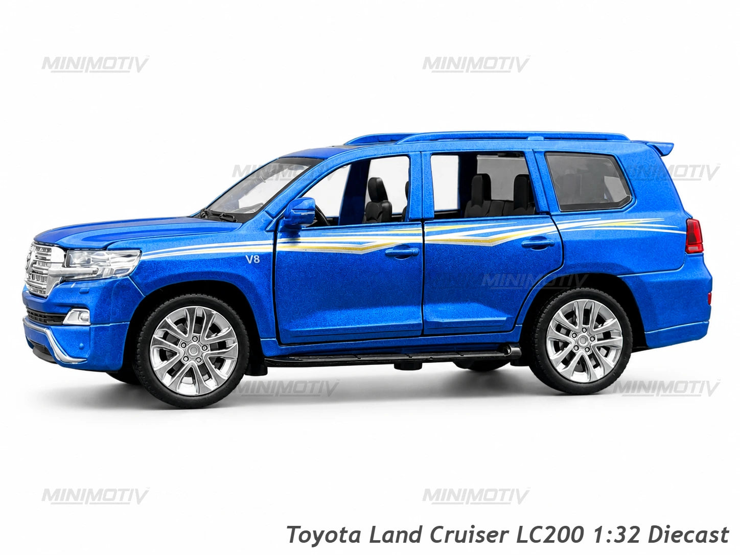 Toyota Land Cruiser LC200 1:32 Metal Diecast Car (15x6 cm)
